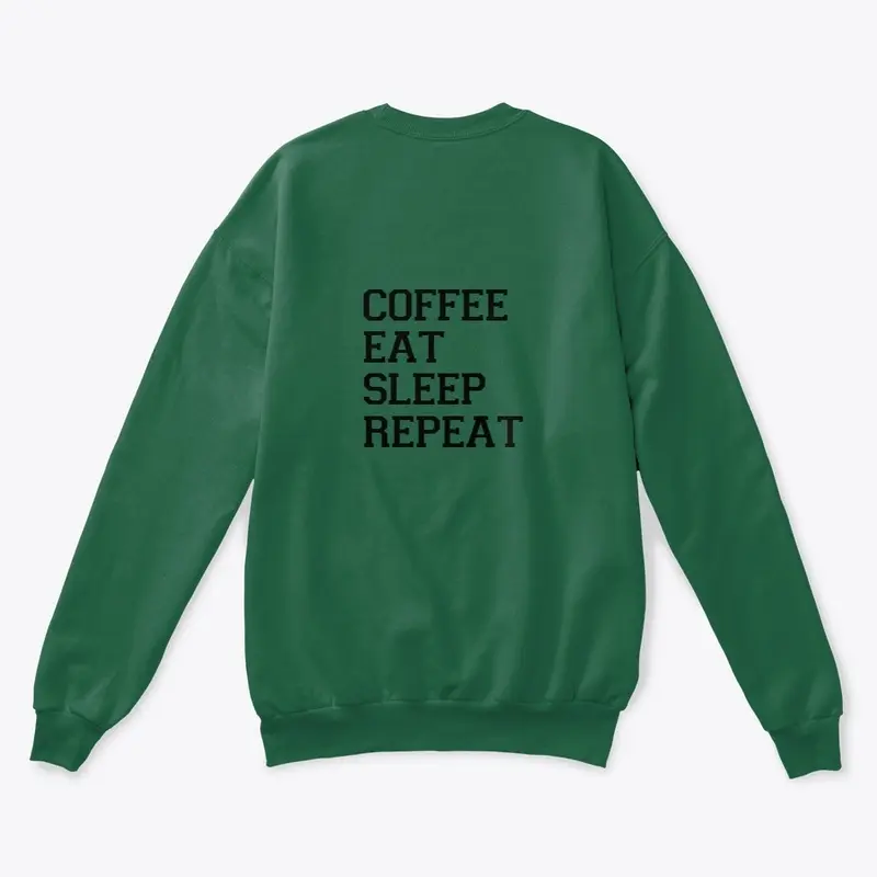 Coffee sweater with crown neck